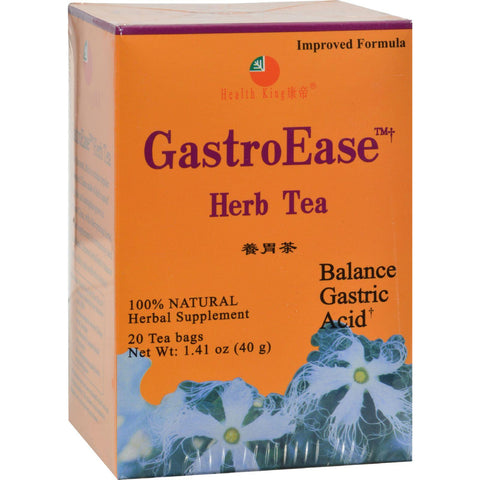 Health King Gastroease Herb Tea - 20 Tea Bags