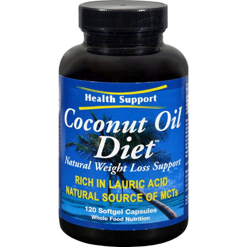 Health Support Coconut Oil Diet - 120 Softgels