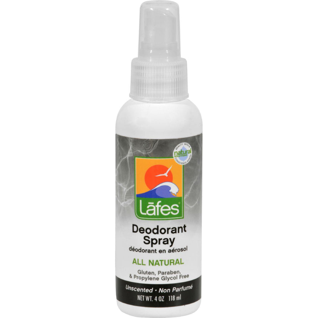 Lafe's Natural Body Care Deodorant Spray With Aloe - 4 Fl Oz