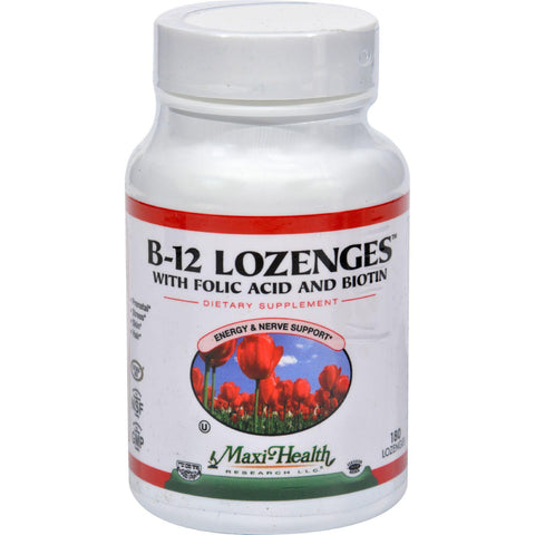 Maxi Health B12 Lozenges - 180 Lozenges