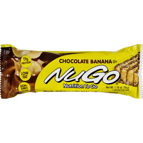 Nugo Nutrition Bar - Chocolate Banana - Case Of 15 - 1.76 Oz