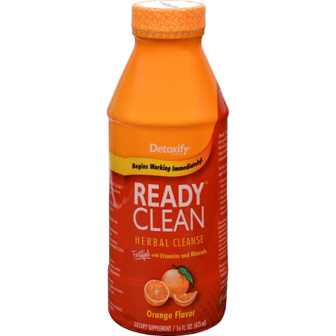 Detoxify One Source Ready Clean Herbal Cleanse - Orange Flavor - 16 Oz