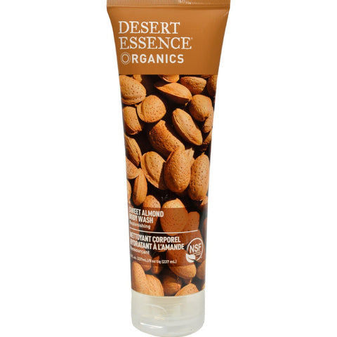 Desert Essence Body Wash Almond - 8 Fl Oz