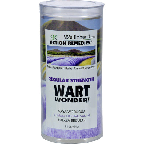 Wellinhand Action Remedies Wart Wonder - Regular Strength - 2 Oz