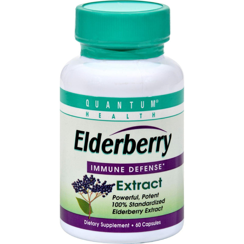 Quantum Elderberry Immune Defense Extract - 400 Mg - 60 Capsules