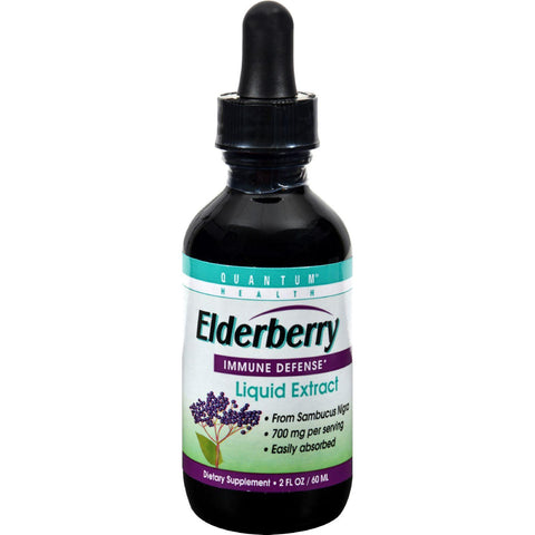 Quantum Elderberry Immune Defense Extract - 2 Fl Oz