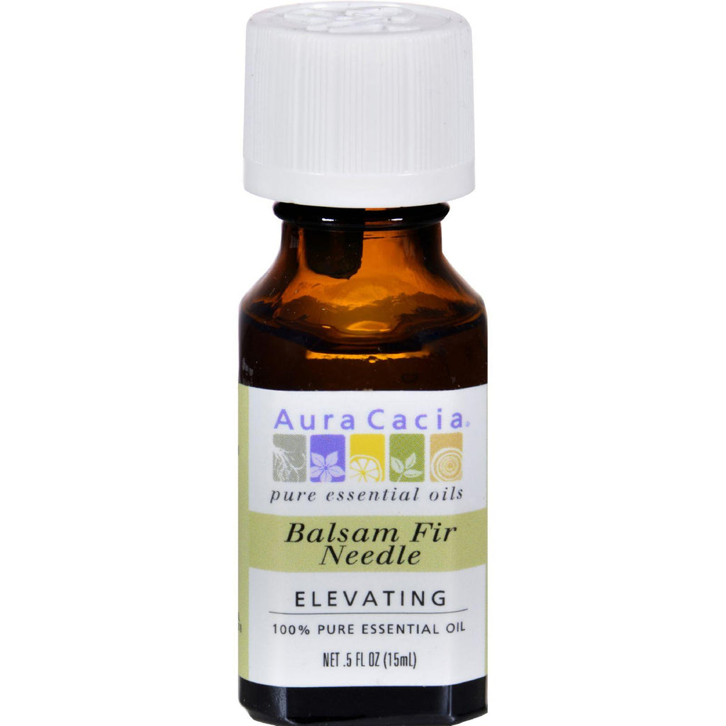 Aura Cacia 100% Pure Essential Oil - Balsam Fir Needle - Elevating - .5 Fl Oz