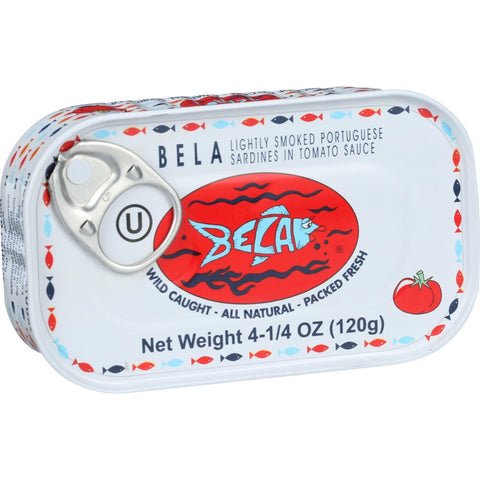 Bela-olhao Sardines In Tomato Sauce - 4.25 Oz - Case Of 12
