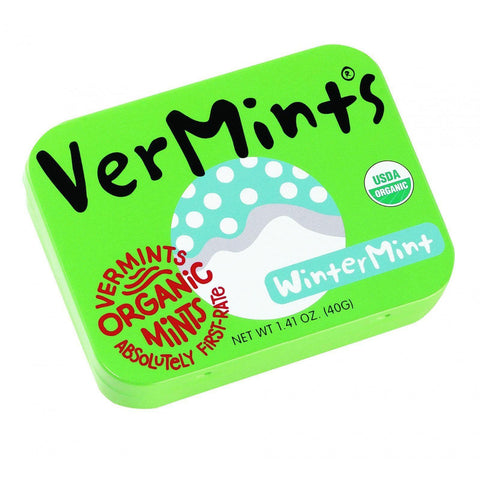 Vermints Breath Mints - All Natural - Wintermint - 1.41 Oz - Case Of 6
