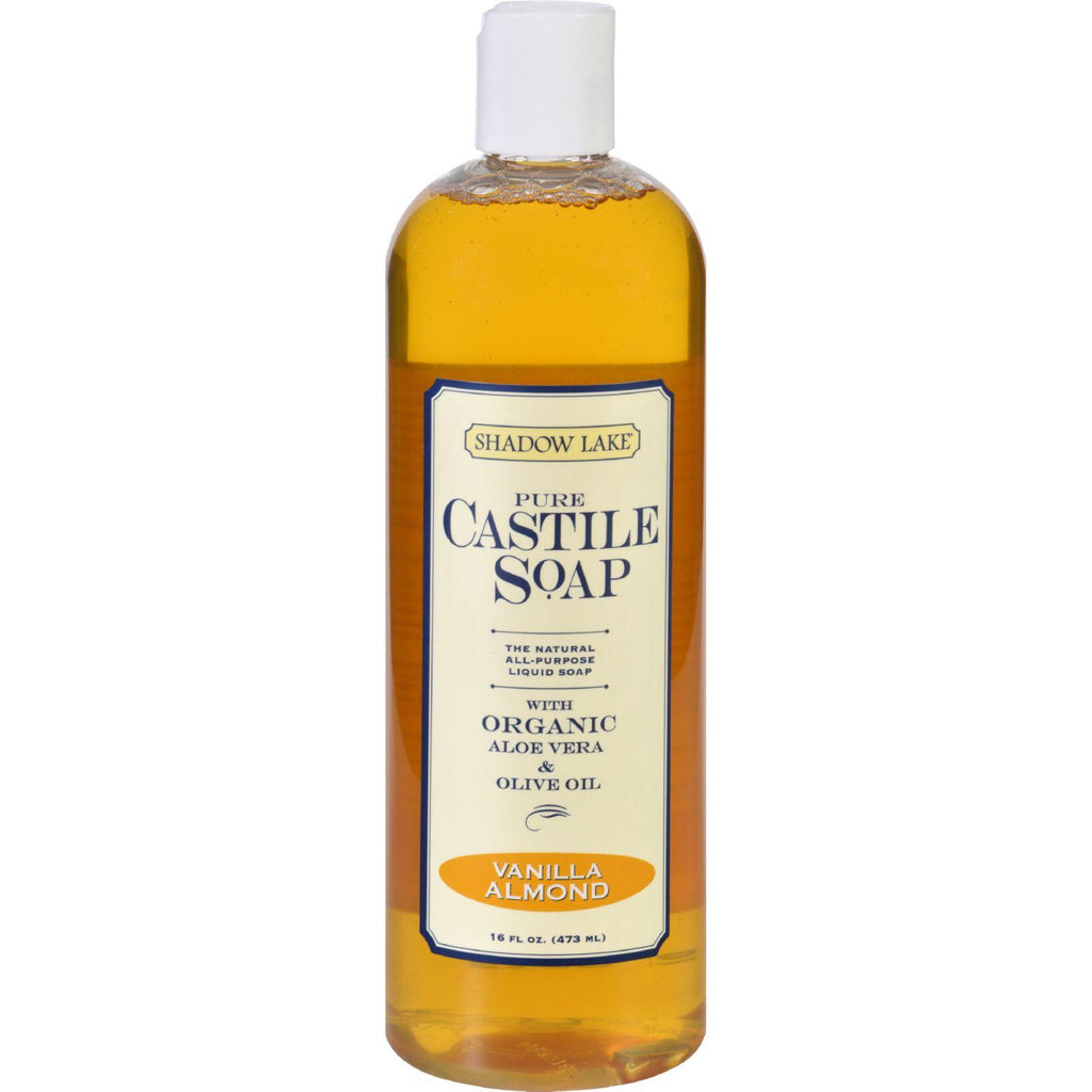 Shadow Lake Pure Castile Soap Vanilla Almond - 16 Fl Oz - Case Of 6