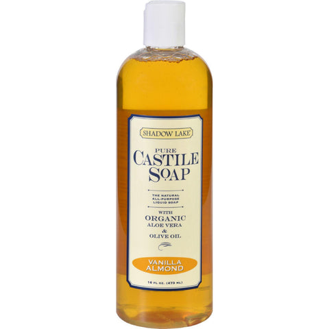 Shadow Lake Pure Castile Soap Vanilla Almond - 16 Fl Oz - Case Of 6