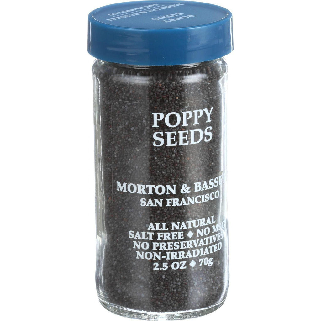 Morton And Bassett Seasoning - Poppy Seeds - 2.5 Oz - Case Of 3