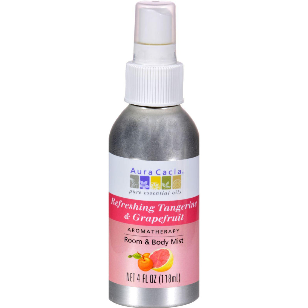 Aura Cacia Aromatherapy Mist Tangerine Grapefruit - 4 Fl Oz