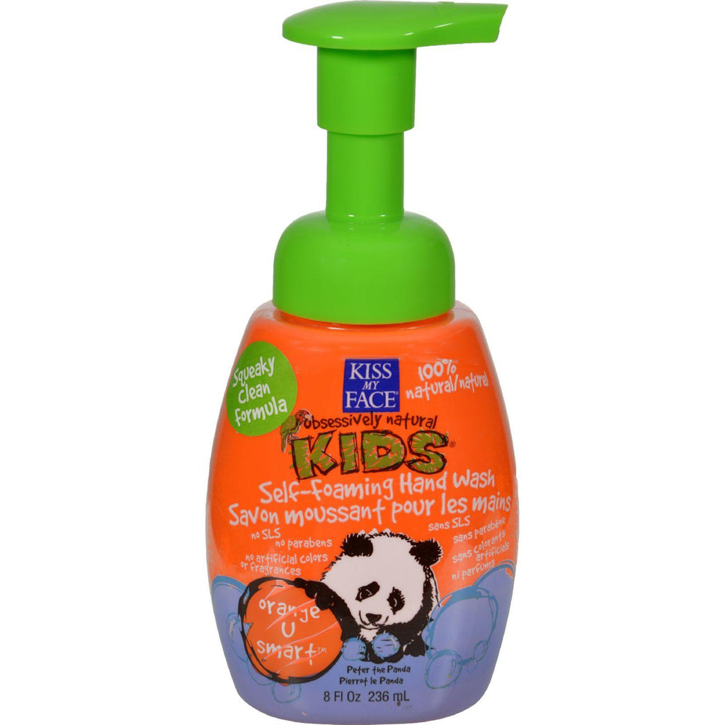 Kiss My Face Kids Hand Wash Self-foaming Orange U Smart - 8 Fl Oz