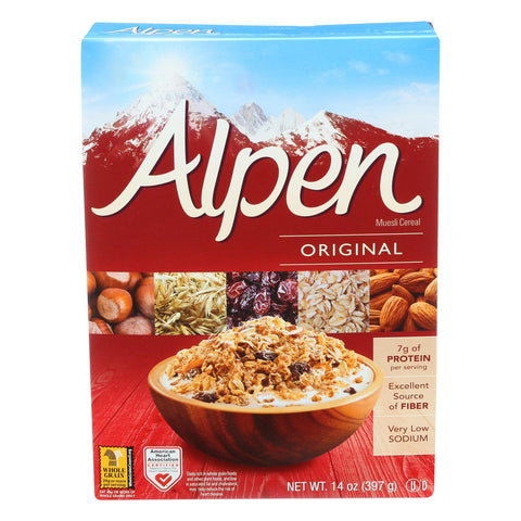 Alpen Original Muesli Cereal - Case Of 12 - 14 Oz.