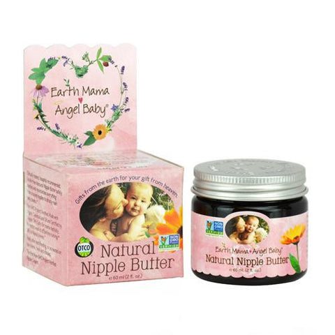 Earth Mama Angel Baby Natural Nipple Butter - 2 Oz