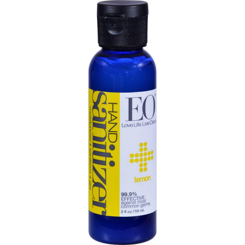 Eo Products Hand Sanitizer - Lemon - 2 Fl Oz - Case Of 6