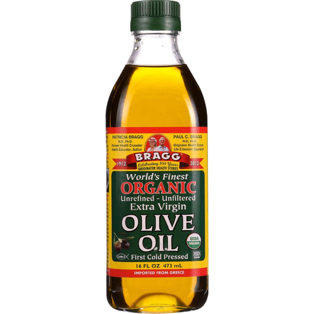 Bragg Olive Oil - Organic - Extra Virgin - 16 Oz - Case Of 12