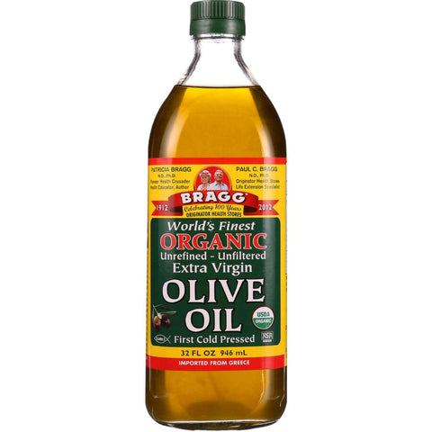 Bragg Olive Oil - Organic - Extra Virgin - 32 Oz - Case Of 12