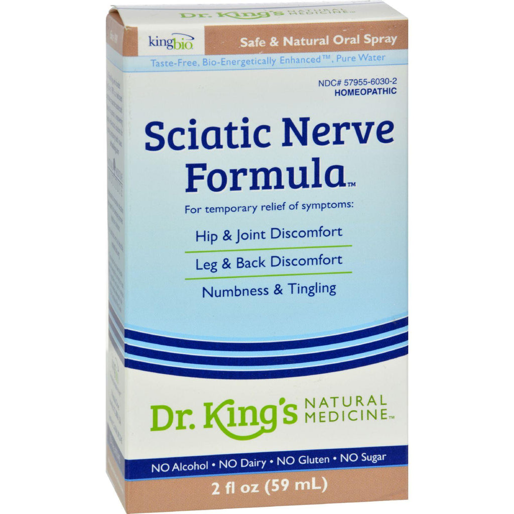 King Bio Homeopathic Natural Medicine Sciatic Free - 2 Fl Oz