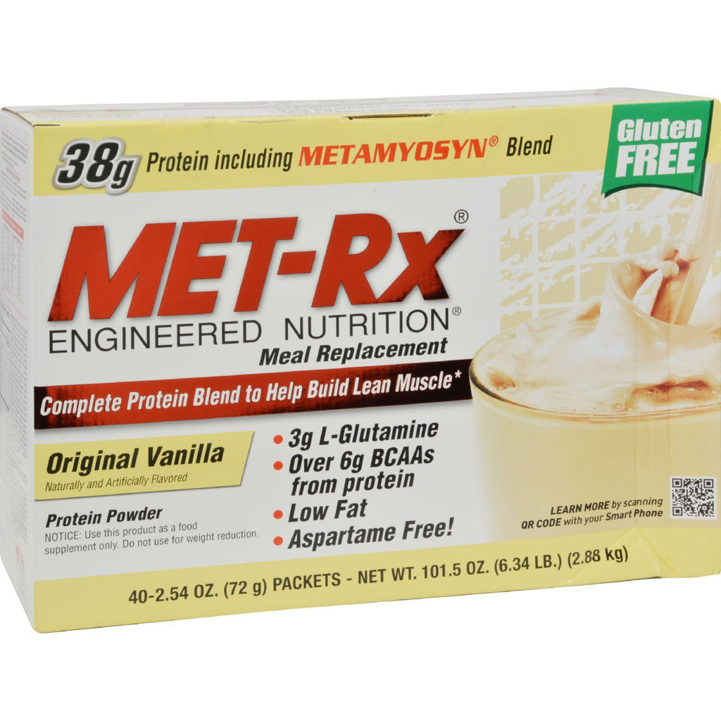 Met-rx Meal Replacement - Vanilla - 40 Pack