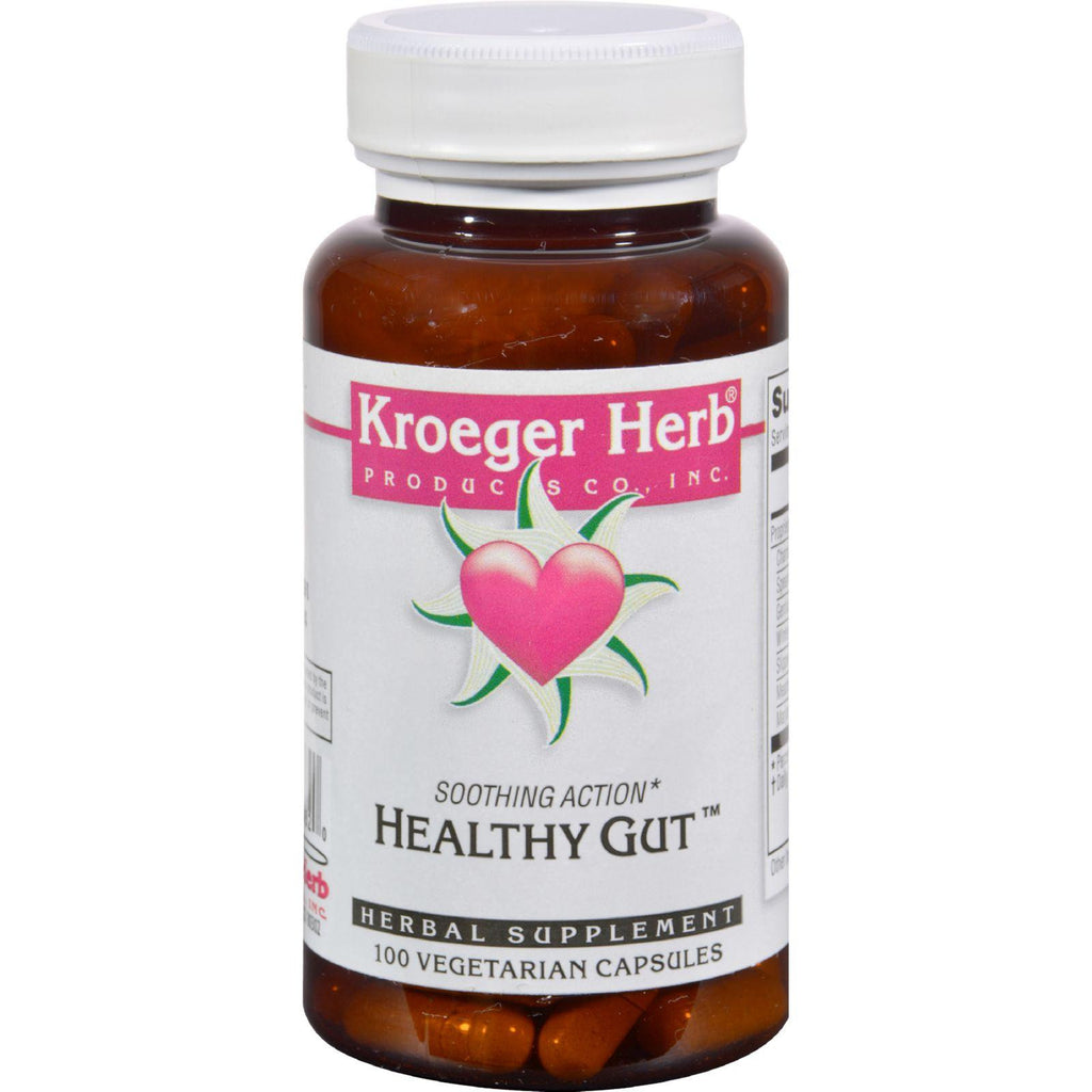 Kroeger Herb Healthy Gut - 100 Vegetarian Capsules