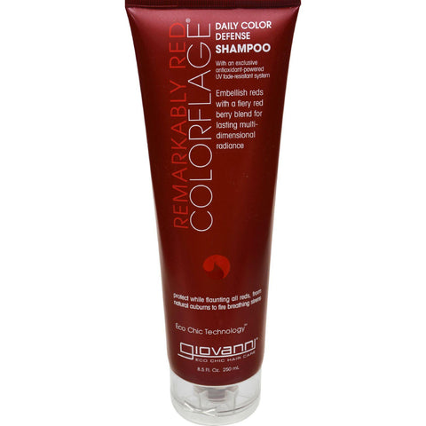 Giovanni Colorflage Color Defense Shampoo Remarkably Red - 8.5 Fl Oz