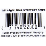 Preserve Everyday Cups - Midnight Blue - Case Of 8 - 4 Packs