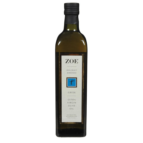 Zoe Diva Greek Olive Oil - Case Of 6 - 25.5 Fl Oz.