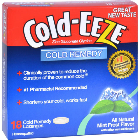Cold-eeze Cold Remedy Lozenges Mint Frost - 18 Lozenges
