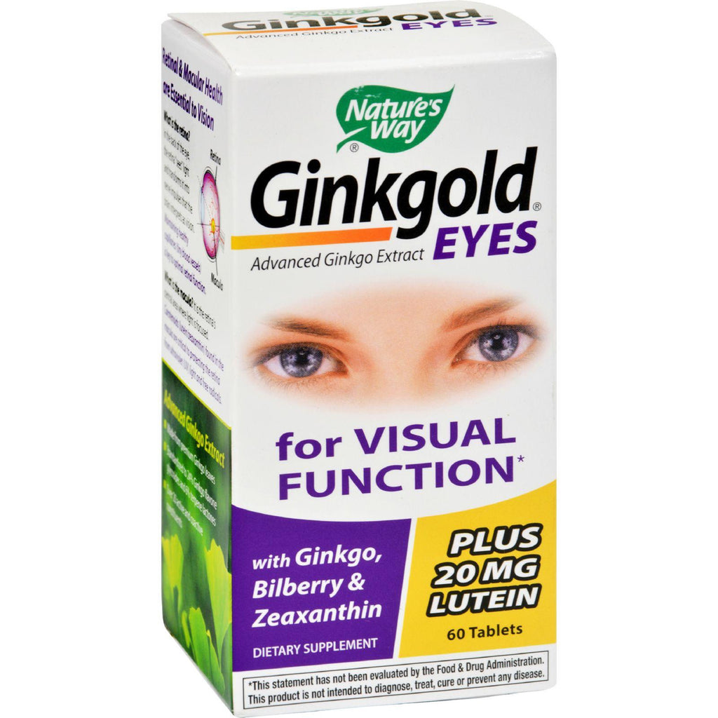 Nature's Way Ginkgold Eyes - 60 Tablets