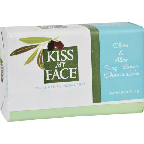 Kiss My Face Bar Soap Olive And Aloe - 8 Oz