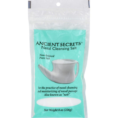 Ancient Secrets Nasal Cleansing Pot Salt - 8 Oz