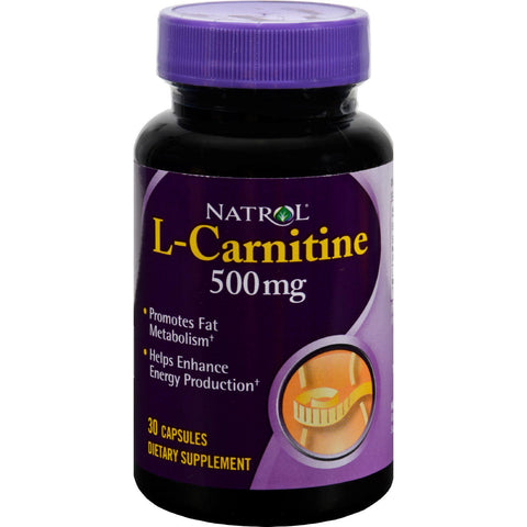 Natrol L-carnitine - 500 Mg - 30 Capsules