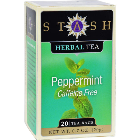 Stash Tea - Herbal - Peppermint - 20 Bags - Case Of 6