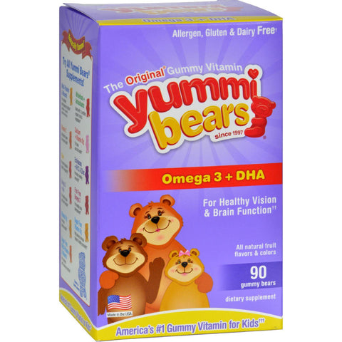 Hero Nutritionals Yummi Bears Dha - 90 Gummy Bears
