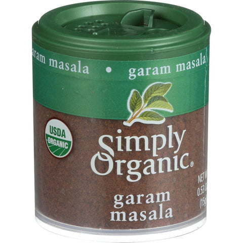 Simply Organic Garam Masala - Organic - .53 Oz - Case Of 6