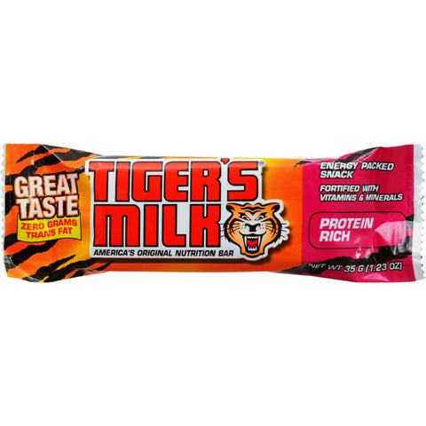 Tigers Milk Bar - Protein Rich - 1.23 Oz - Case Of 24