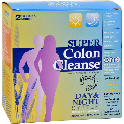 Health Plus Colon Cleanse - Day And Night - 2 Pack