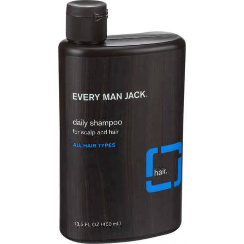 Every Man Jack Daily Shampoo - Scalp And Hair - All Hair Types - Signature Mint - 13.5 Oz