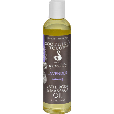 Soothing Touch Bath And Body Oil - Lavender - 8 Oz