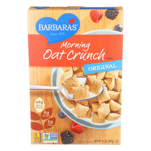 Barbara's Bakery Morning Oat Crunch Cereal - Original - Case Of 12 - 14 Oz.