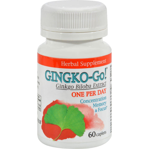 Kyolic Ginkgo-go - 120 Mg - 60 Caplets