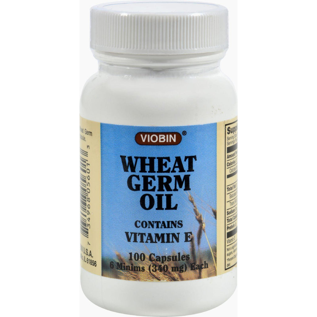 Viobin Wheat Germ Oil - 340 Mg - 100 Capsules