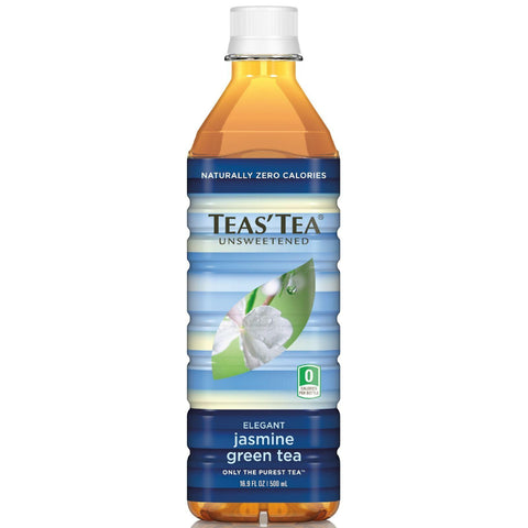 Teas' Tea Unsweetened Green Jasmine Tea - Case Of 12 - 16.9oz