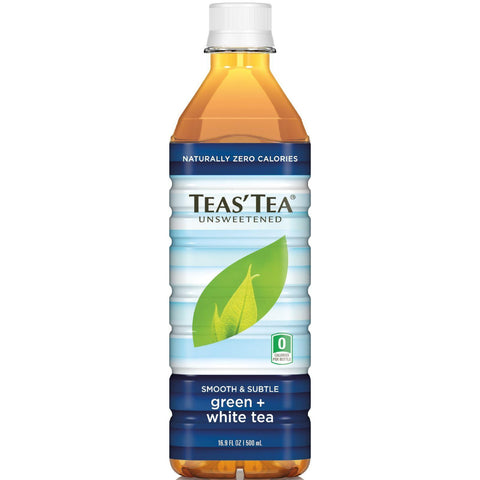 Teas' Tea Unsweetened Green White Tea - Case Of 12 - 16.9 Oz