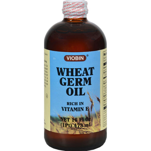 Viobin Wheat Germ Oil Liquid Rich In Vitamin E - 16 Fl Oz