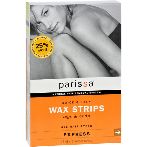 Parissa Wax Strips Legs And Body - 16 Strips