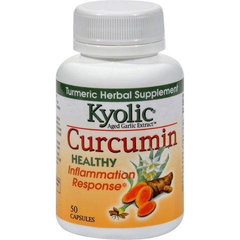 Kyolic Aged Garlic Extract Curcumin Healthy Inflammation Response - 50 Capsules