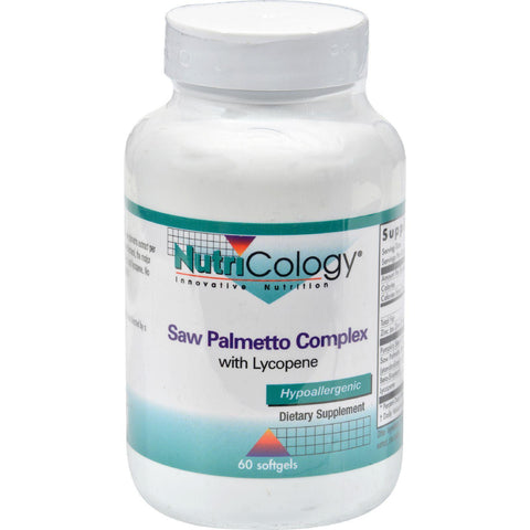 Nutricology Saw Palmetto Complex With Lycopene - 60 Softgels
